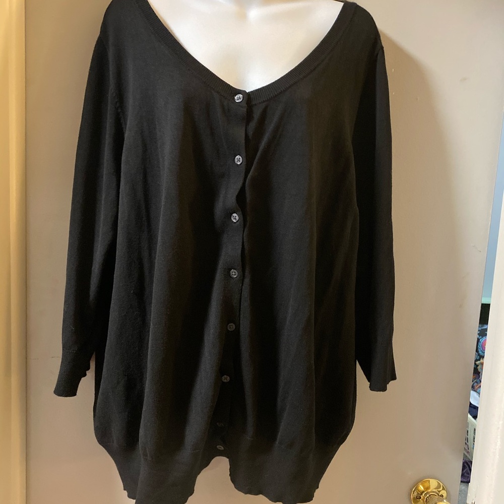 Lane Bryant Black cardigan Size 22/24 excellent
